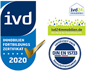 Immobilenmakler Leipzig - Susann Mey Logos Partnerschften IVD, Immowelt
